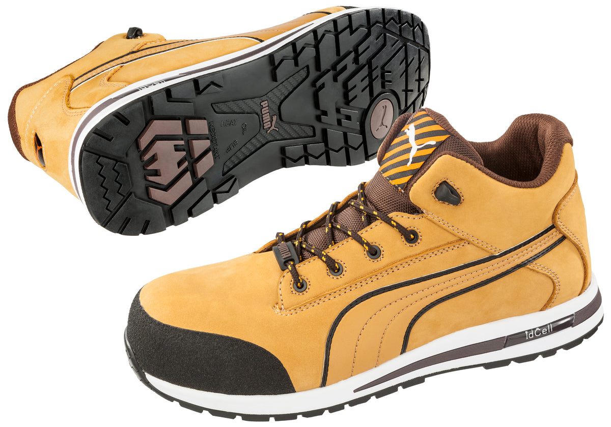 Dash safety shoe in wheat - view 2