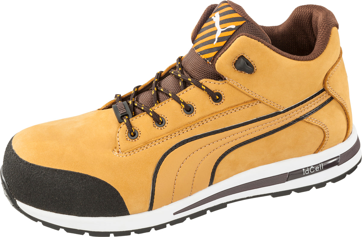 Dash safety shoe in wheat - view 3