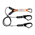 Double Leg Shock Absorbing Lanyard with Hardware - Lanyards