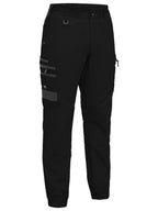 Elastic Waist Cargo Cuffed Pants - Men's