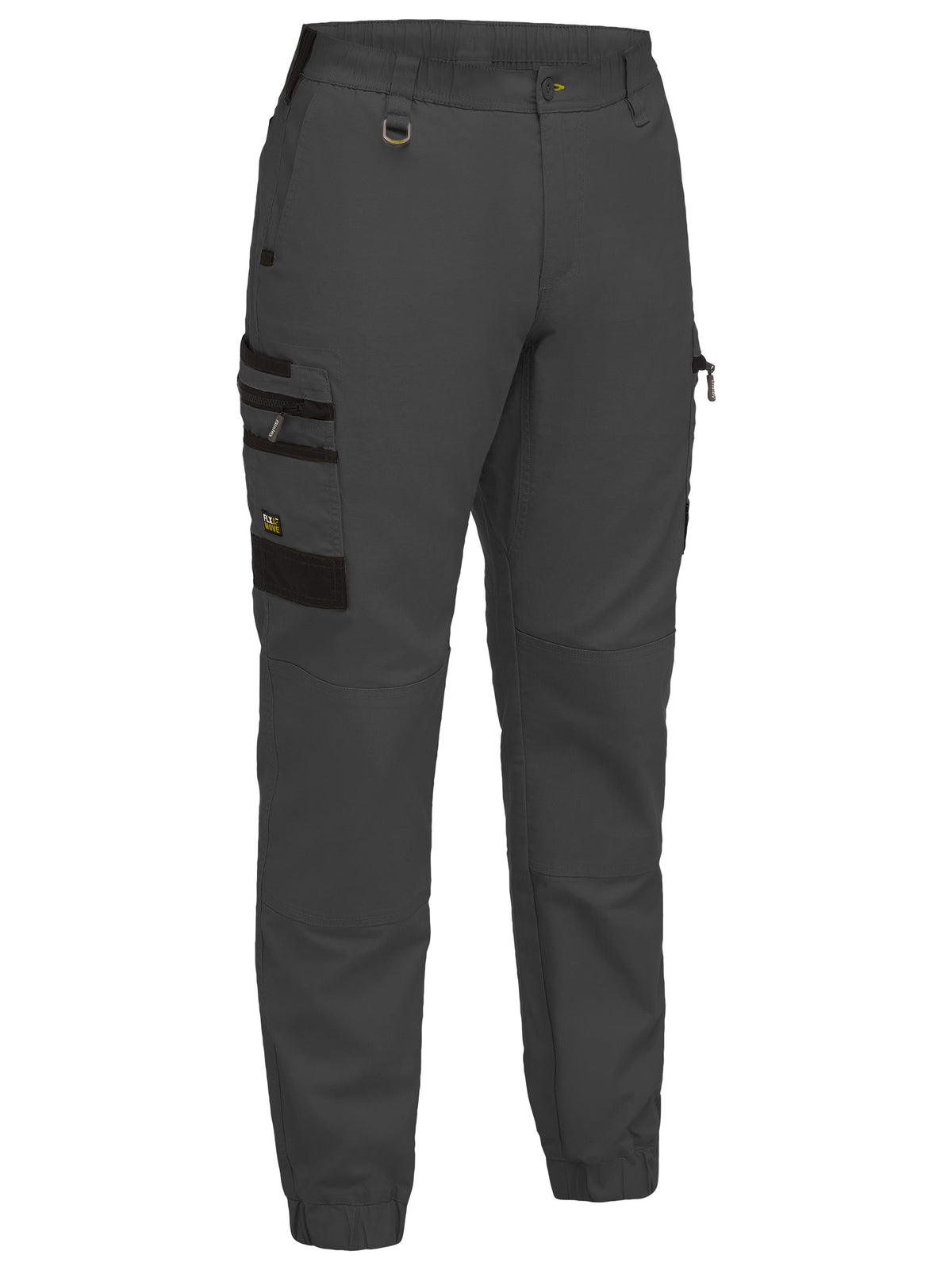 Elastic Waist Cargo Cuffed Pants - Men's