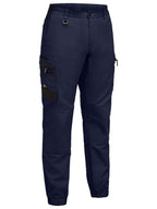 Elastic Waist Cargo Cuffed Pants - Men's