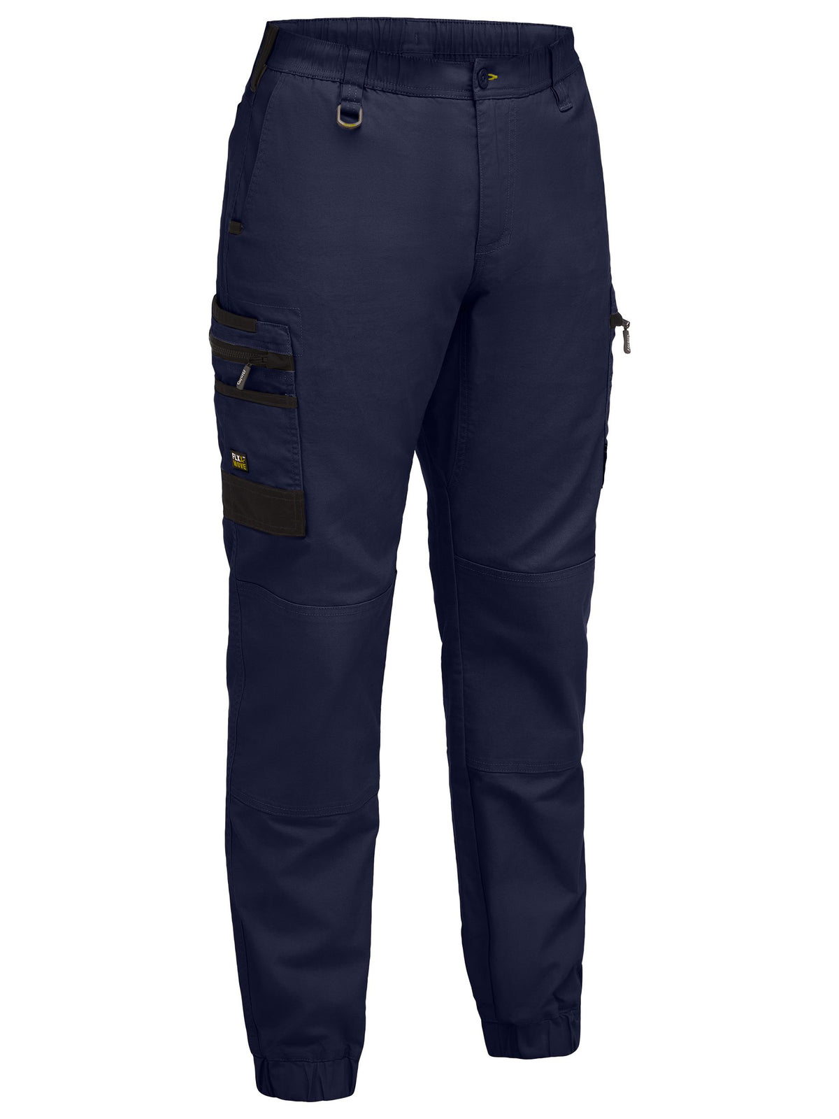 Elastic Waist Cargo Cuffed Pants - Men's