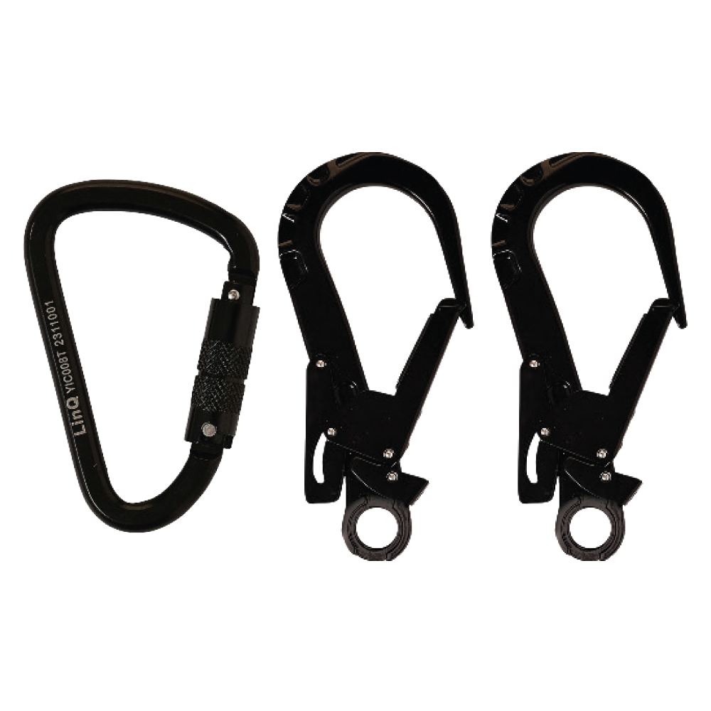 Elasticated double leg lanyard with hardware - Lanyards