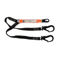 Elasticated Double Leg Lanyard with Hooks - Lanyards