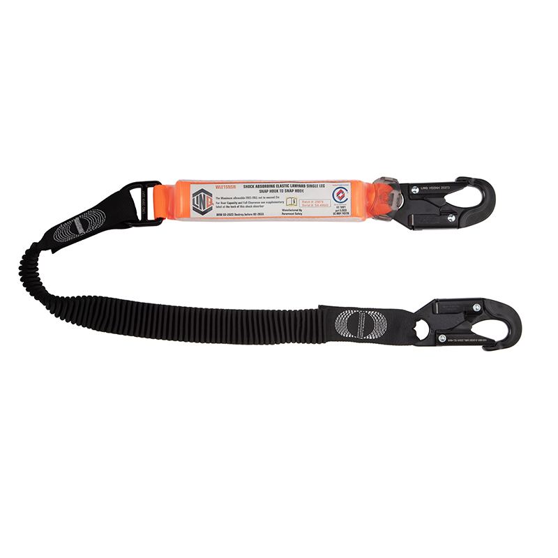 Elasticated Single Leg Lanyard with Hardware - Lanyards