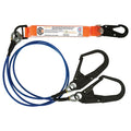 Elite Double Leg Shock Absorbing Wire Rope Lanyard - Lanyards