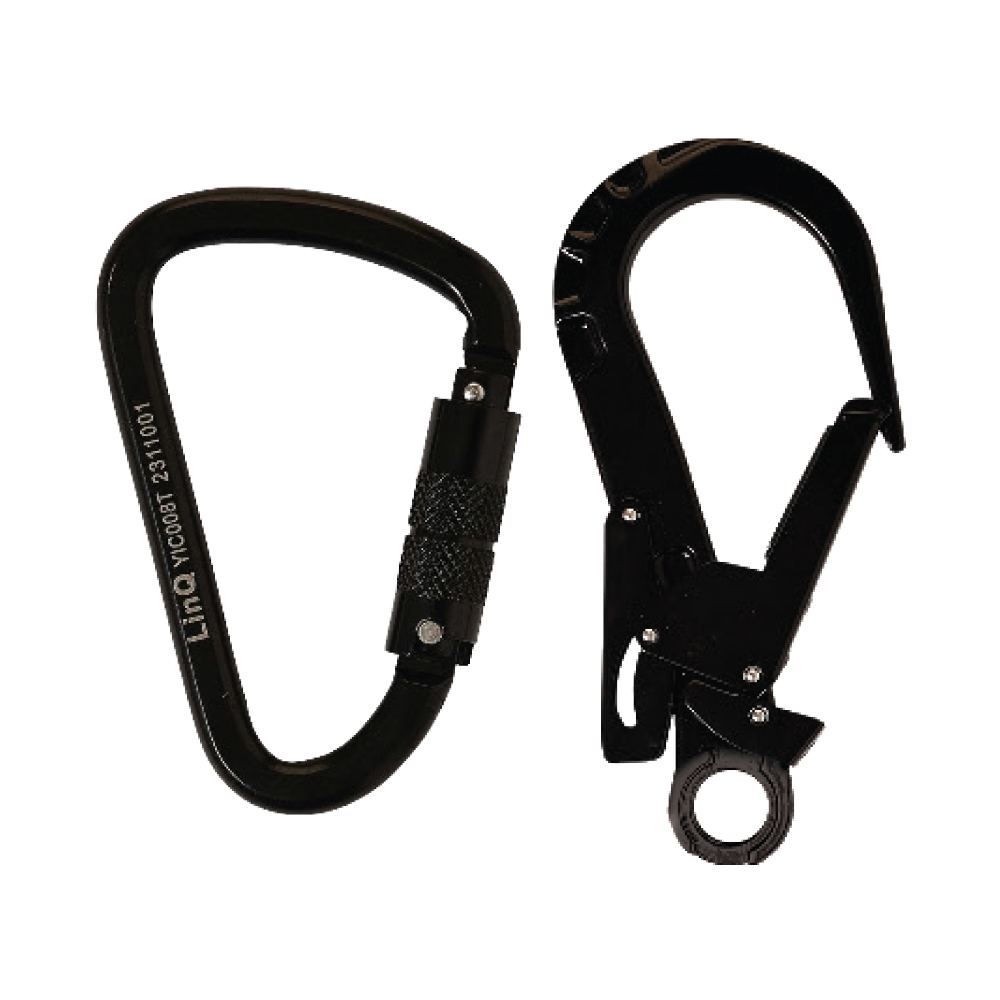 Elite Single Leg Shock Absorbing Webbing Lanyard With Hardware - Lanyards