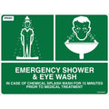 Emergency Shower & Eyewash Sign - Emergency Showers & Eyewash