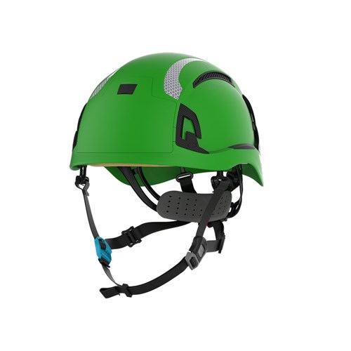 Evo Alta Skyworker Vented Safety Helmet With Cr2 Reflective Kit - Green - Protective Headwear