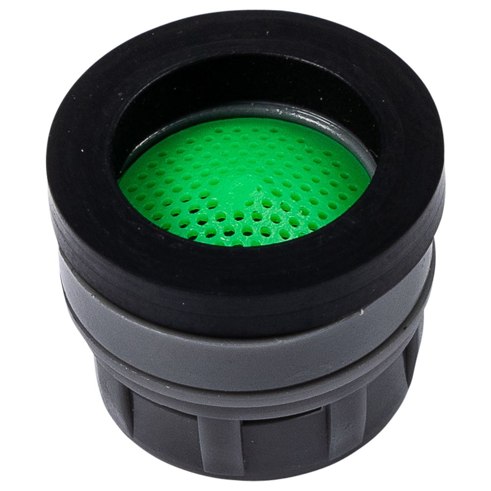 Eye and face wash nozzle aerator with washer - Emergency Showers & Eyewash