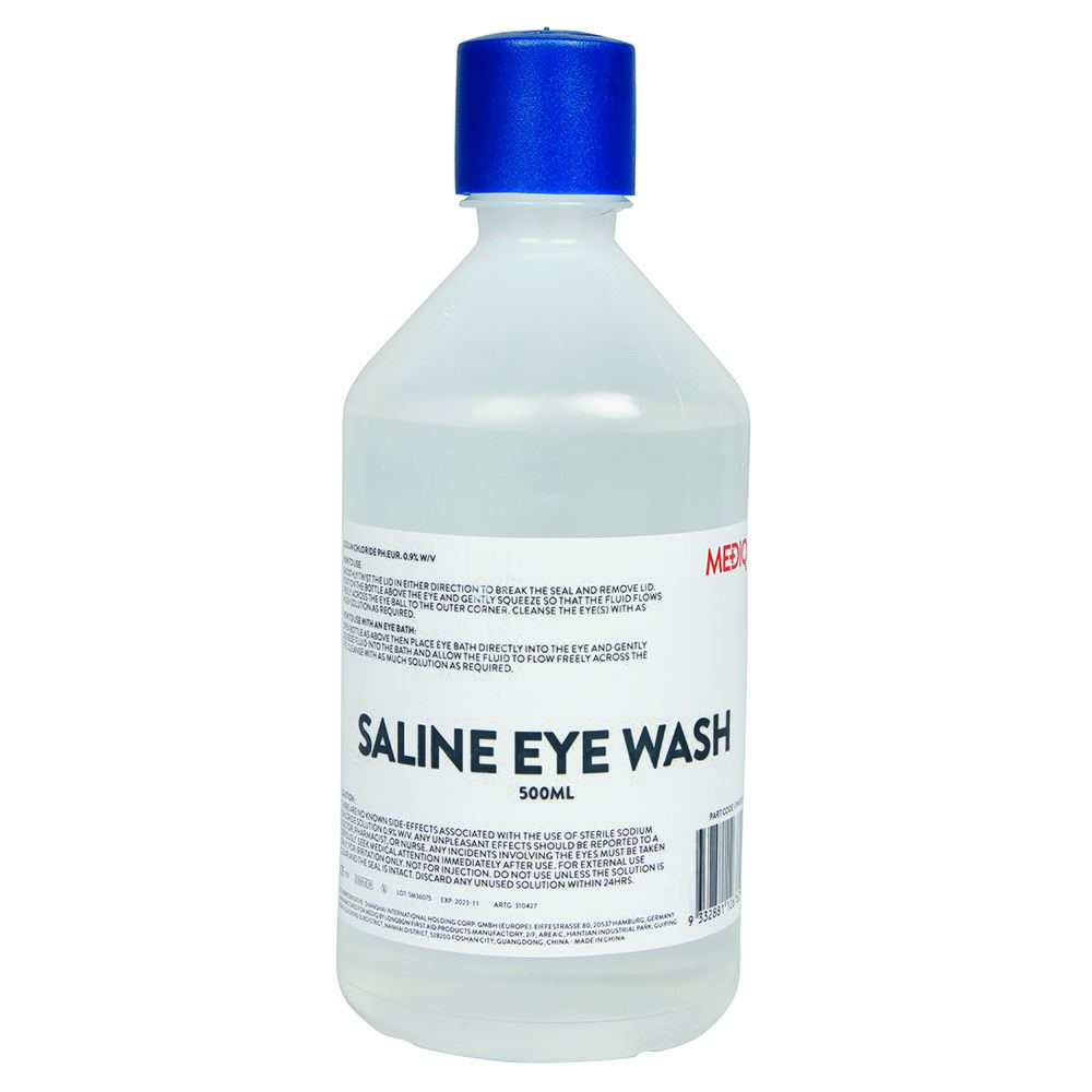 Eyewash Station Replacement Solution 500Ml - First Aid