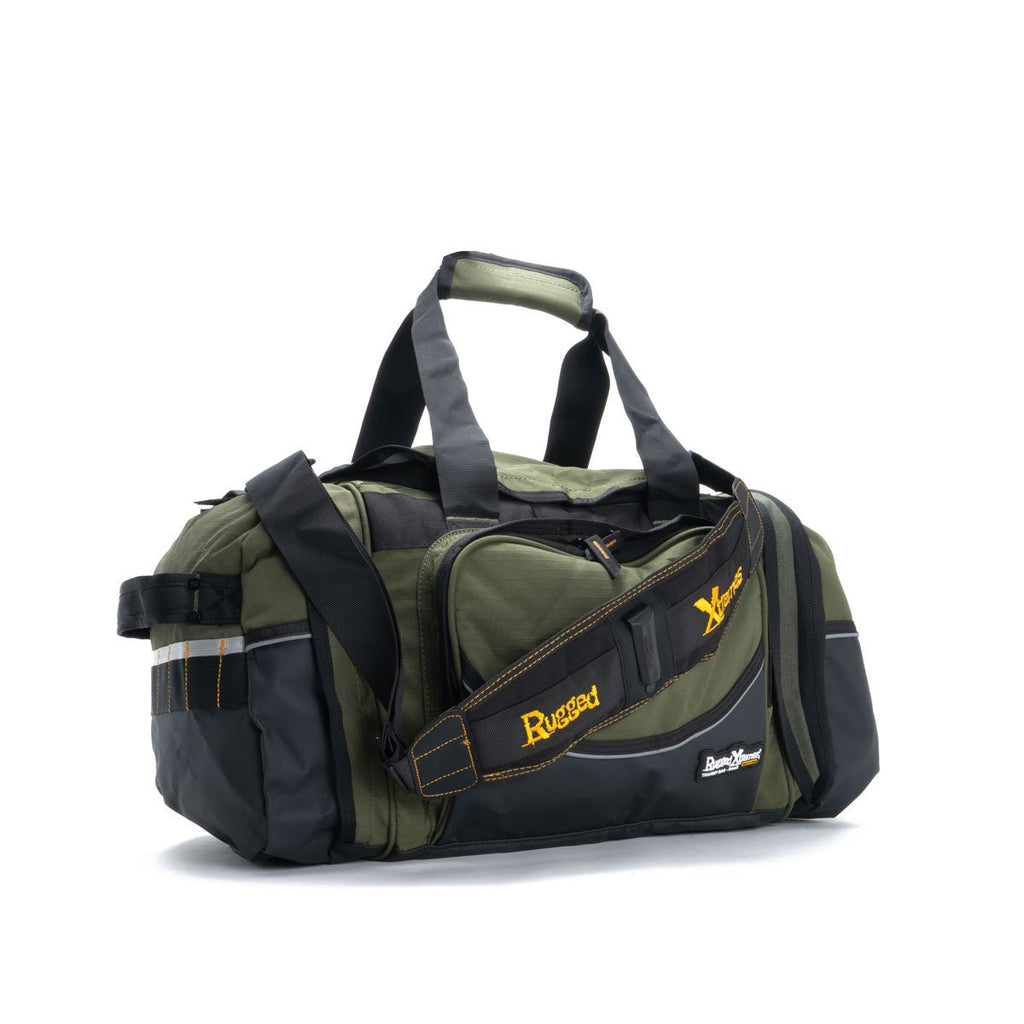 Rugged Xtremes FIFO TRANSIT CANVAS SML 600 x 280 x 260mm GRN/BLK PCC 45L 1.8kg