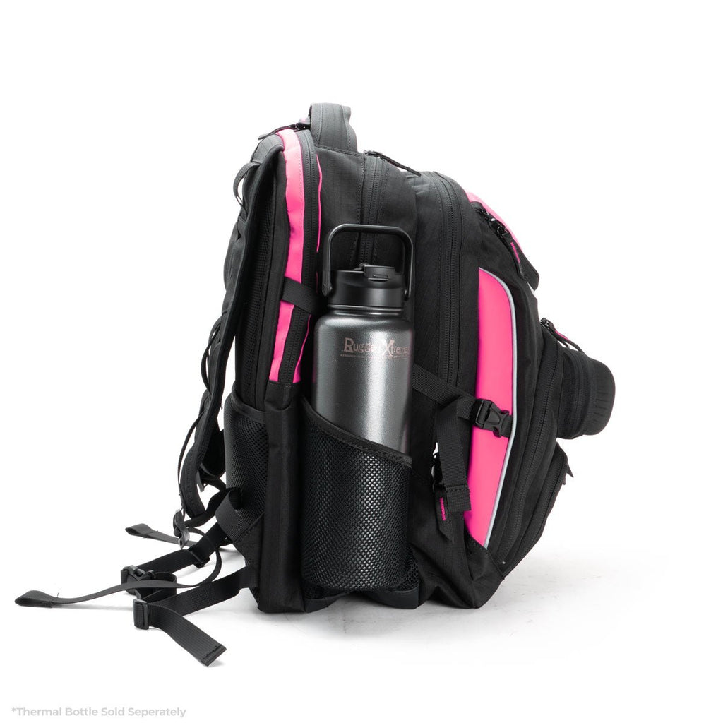Rugged Xtremes FIFO TRAVEL BACKPACK CANVAS 45L 470 x 400 x 300mm PINK 1.84kg RefTex™
