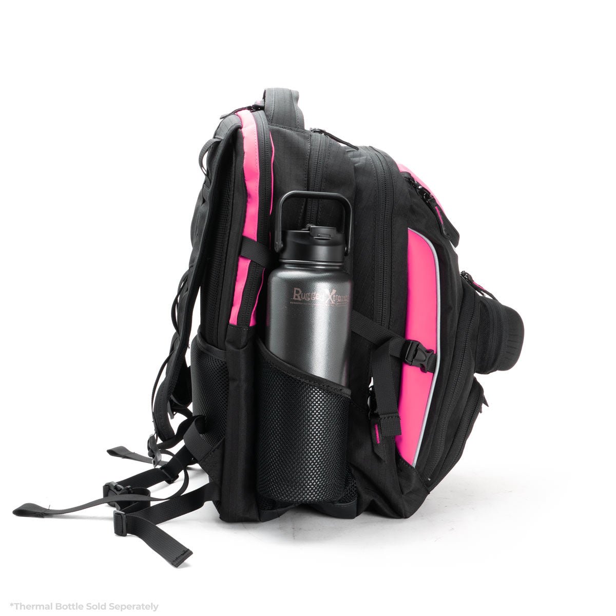 Rugged Xtremes FIFO TRAVEL BACKPACK CANVAS 45L 470 x 400 x 300mm PINK 1.84kg RefTex™