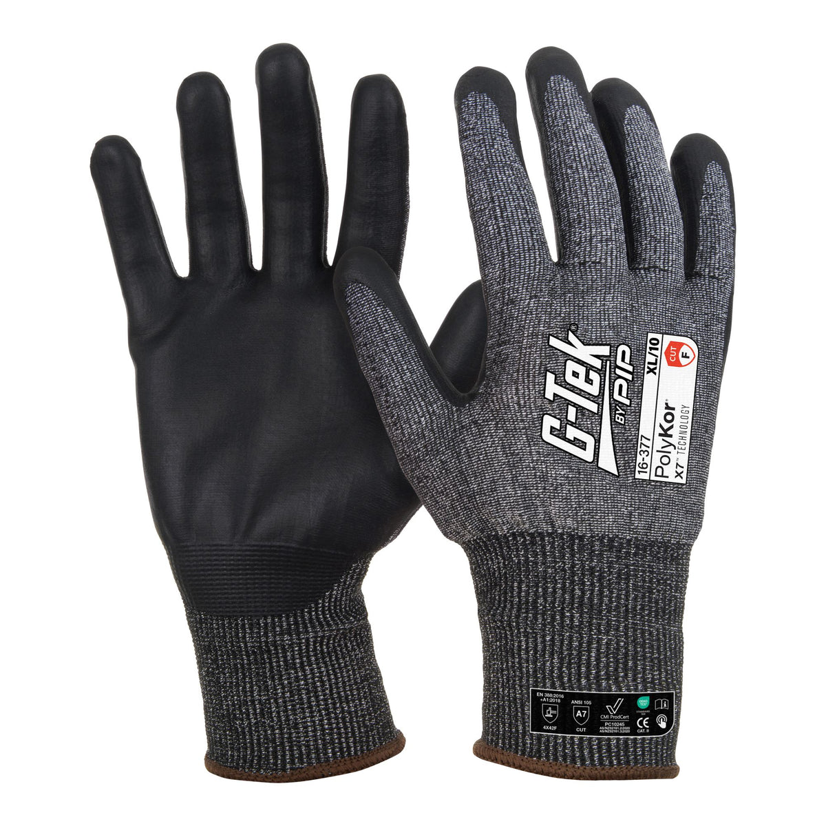 G-Tek Polykor X7 Platinum 18g Cut F+ Glove - Hand Protection