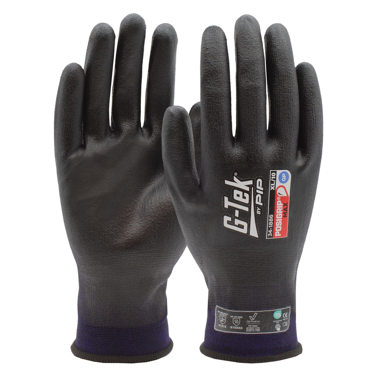 G-Tek PosiGripMAX 18G Full Dip Glove - Hand Protection