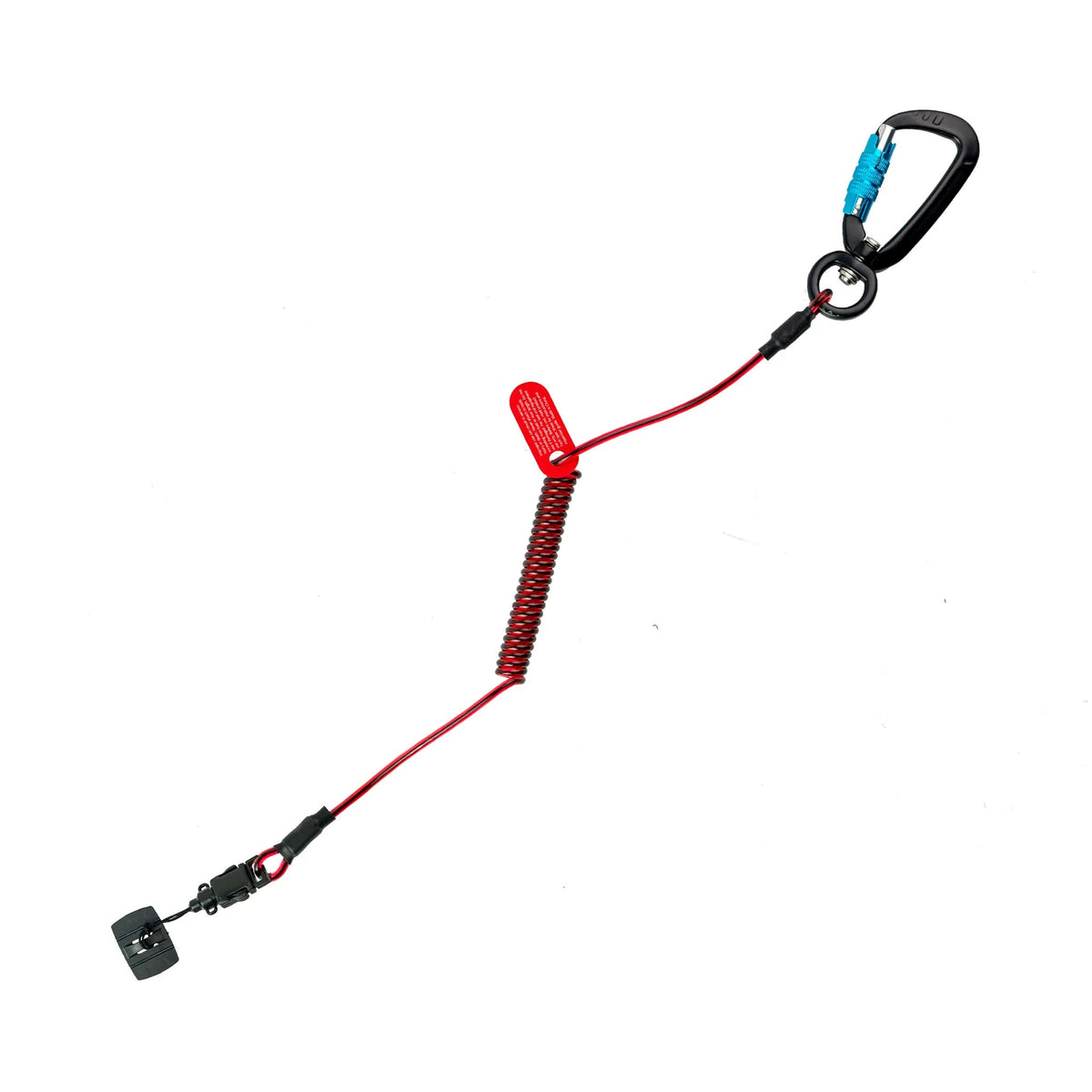 Coil E-Tether With Dual Locking Carabiner & E-Catch | GRIPPS