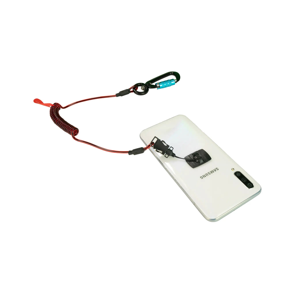Coil E-Tether With Dual Locking Carabiner & E-Catch | GRIPPS, view 6