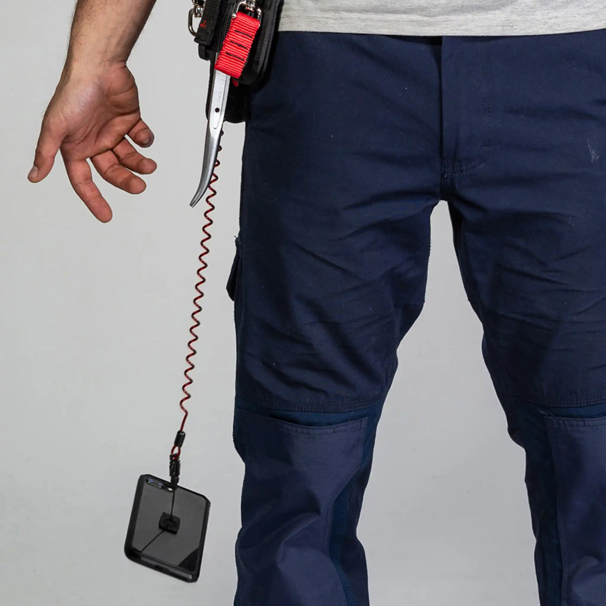 Coil E-Tether With Poly Clamp & E-Catch (Non-Conductive) | GRIPPS, view 5
