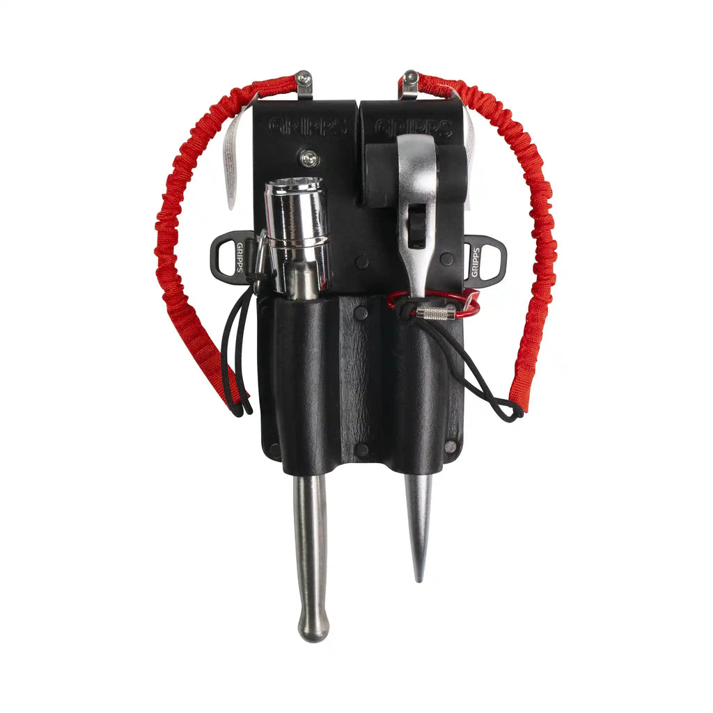 Leather Retractable Dual Loop Holster | GRIPPS, view 3