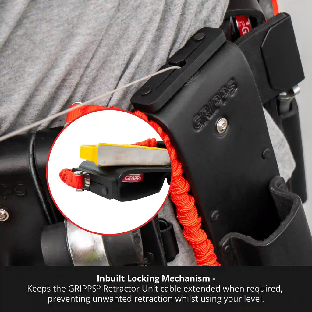 Leather Retractable Level Holster | GRIPPS, view 6