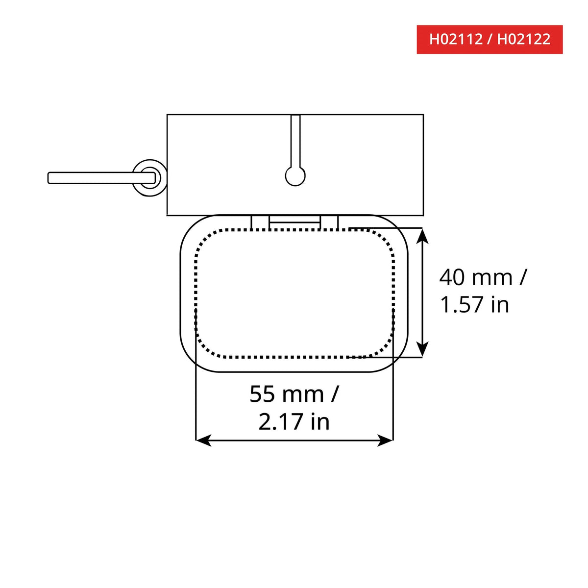 Leather Retractable Nips Holster | GRIPPS, view 6