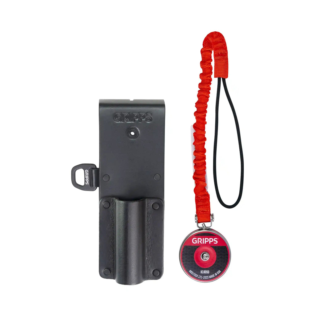 Leather Retractable Scaffold Key Holster | GRIPPS