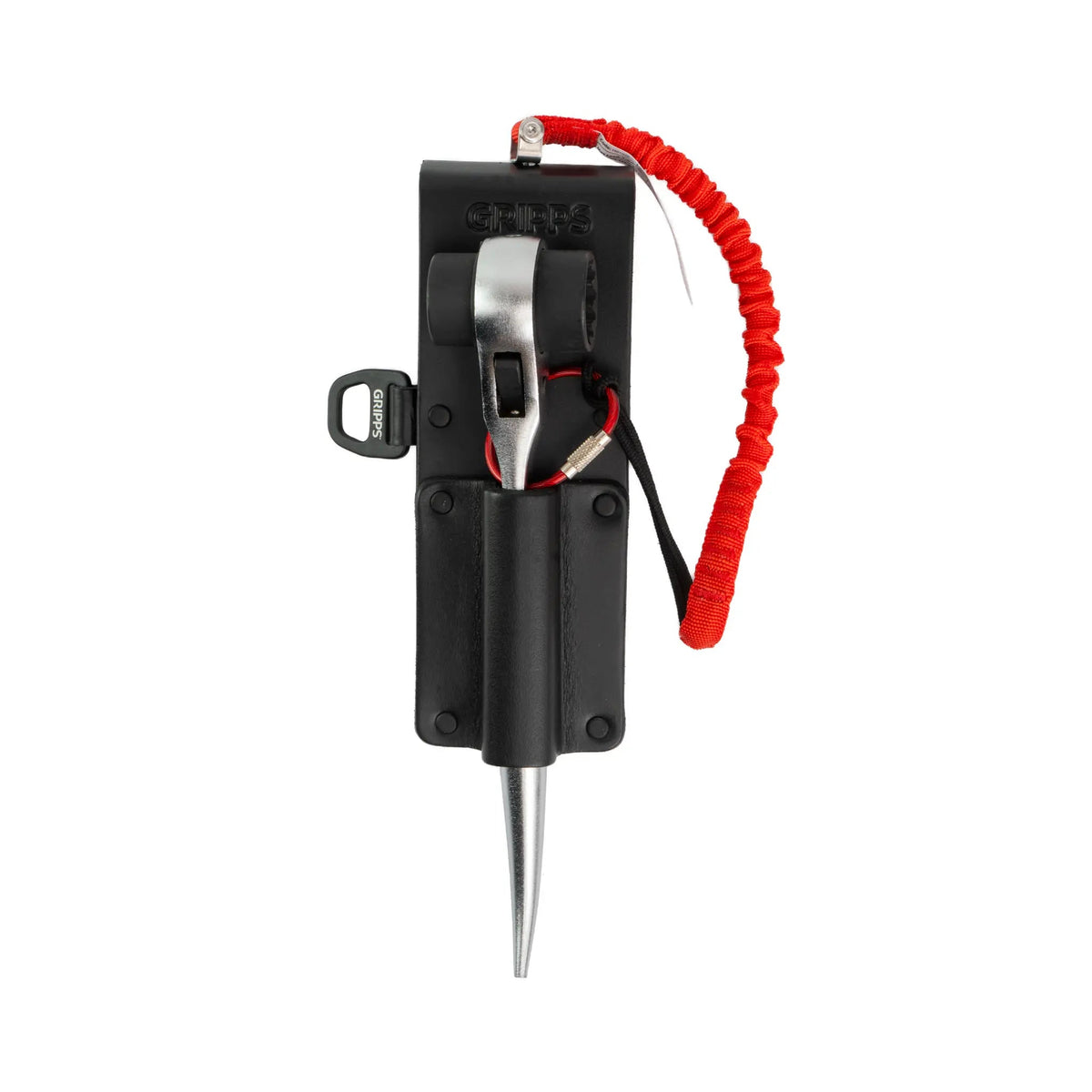 Leather Retractable Scaffold Ratchet Holster | GRIPPS, view 2