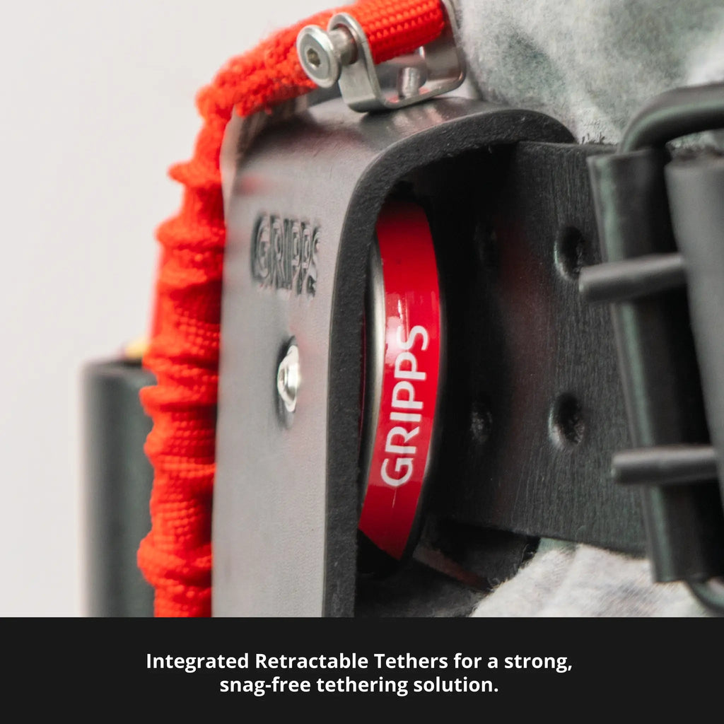 Scaffolders Kit - Leather 7 Tool Retractable with Back Support (Without Tools) | GRIPPS, view 5