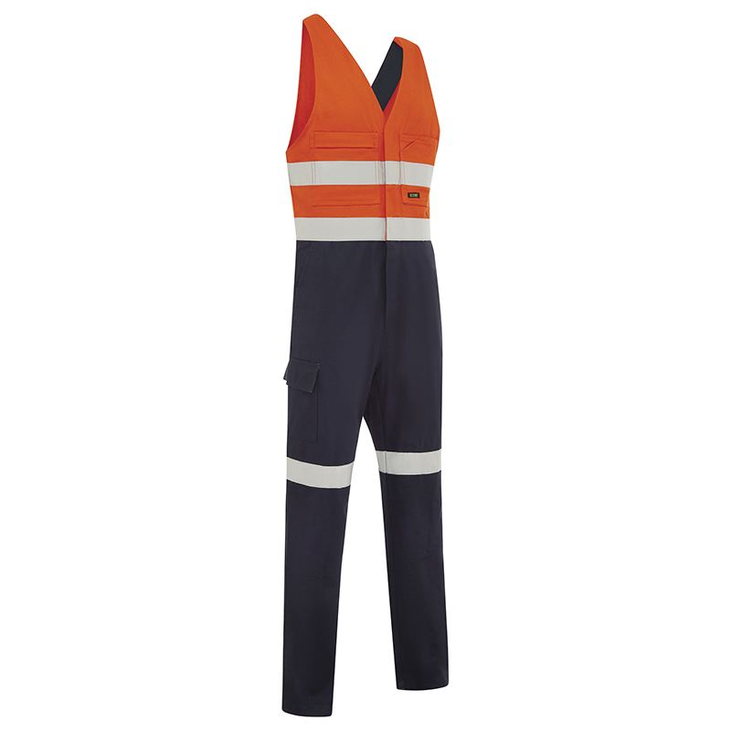Hi Vis 2-Tone Action Back Coverall - Workwear