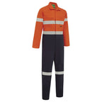 Hi Vis 2-Tone Taped Coveralls - Workwear