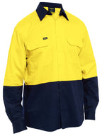 Hi Vis Cool Lightweight Drill Shirt - Men's