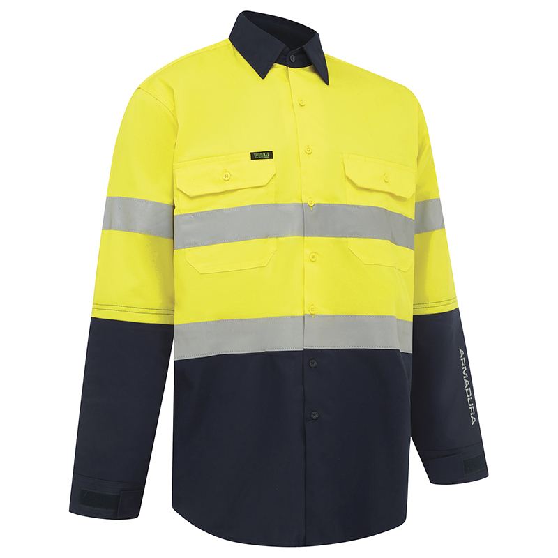 Hi Vis Cut Protection Long Sleeve Shirt - Workwear