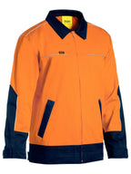 Hi Vis Drill Jacket with Liquid Repellent Finish - Men's