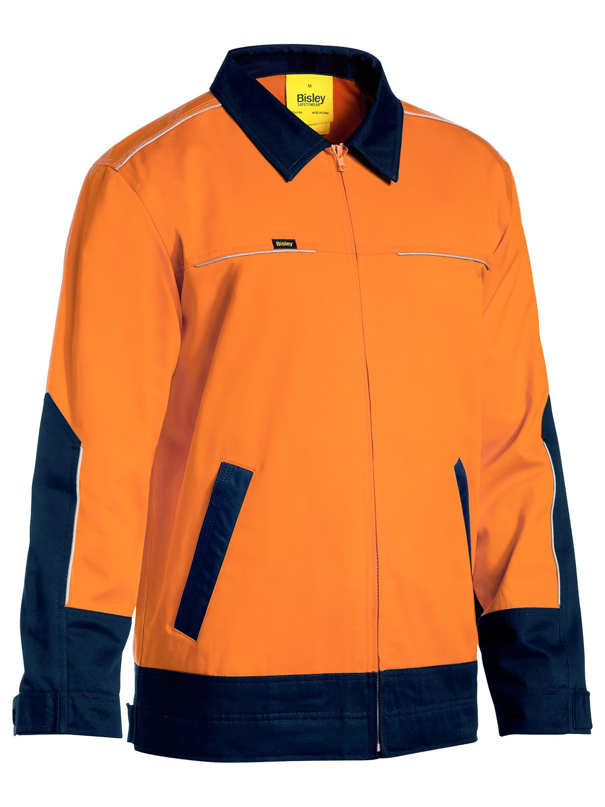 Hi Vis Drill Jacket with Liquid Repellent Finish - Men's