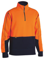 Hi Vis Fleece 1/4 Zip Pullover - Men's