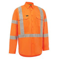 Hi-Vis Lightweight NSW Rail X-Back Breathable Biomotion Taped Shirt - Workwear