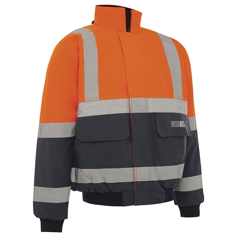 Hi Vis Two Tone Wet Weather Bomber Jacket - Workwear