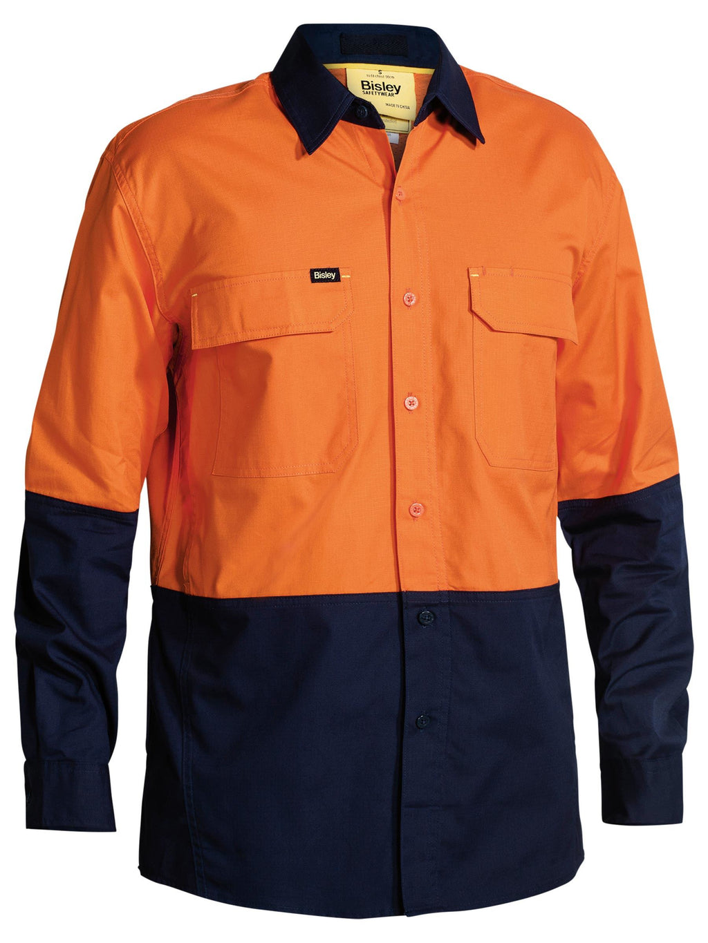 Hi Vis Ventilated Work Shirt - Men's