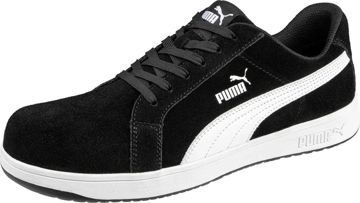 Iconic Black White Safety Shoe - view 3