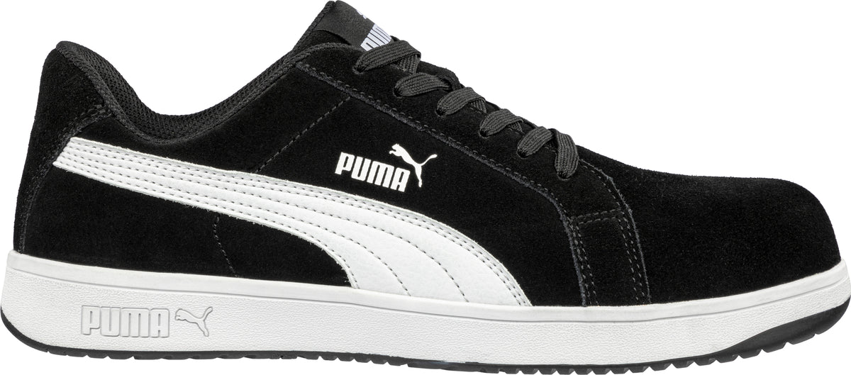 Iconic Black White Safety Shoe - view 4
