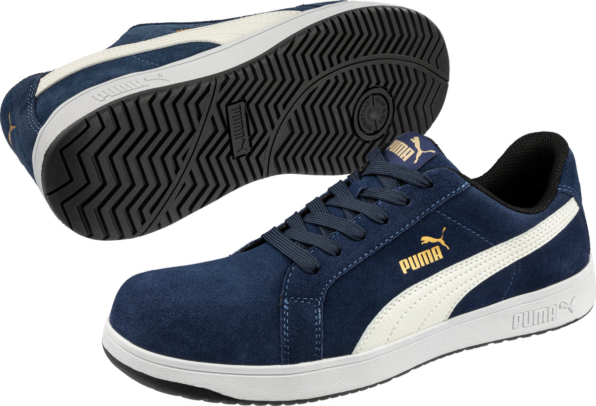 Iconic Blue White Safety Shoe - view 2