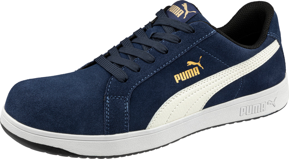 Iconic Blue White Safety Shoe - view 3