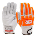 Impact Rigger Goat Grain Leather Cut F Gloves - Hands