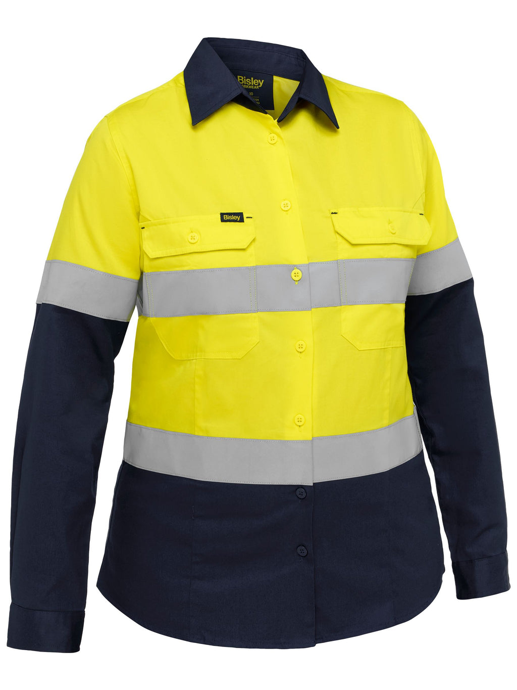 Industrial Women's Vented Hi Vis Shirt - Women's