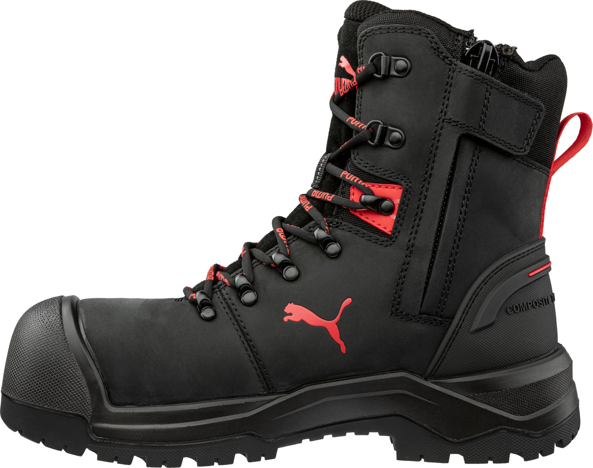 Iron HD 8 inch black work boot - view 5