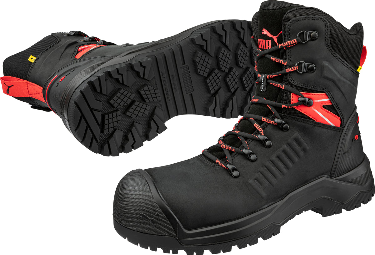 Iron HD 8 inch black work boot - view 2
