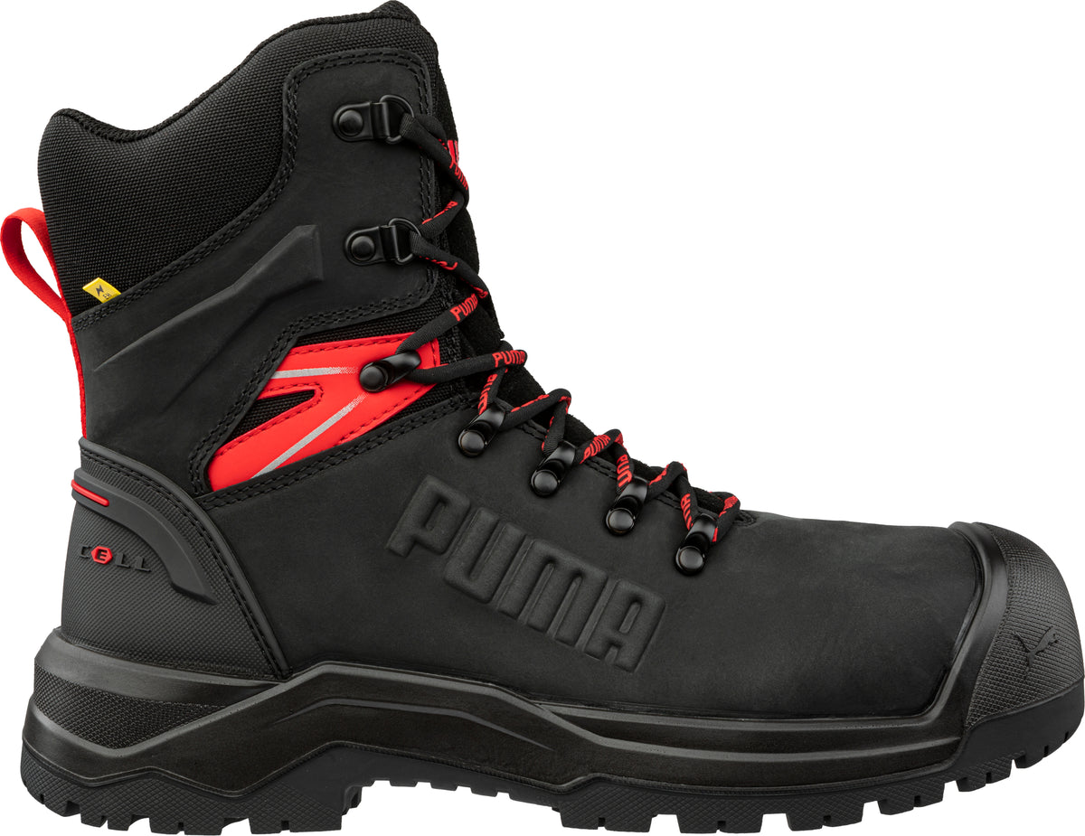Iron HD 8 inch black work boot - view 4