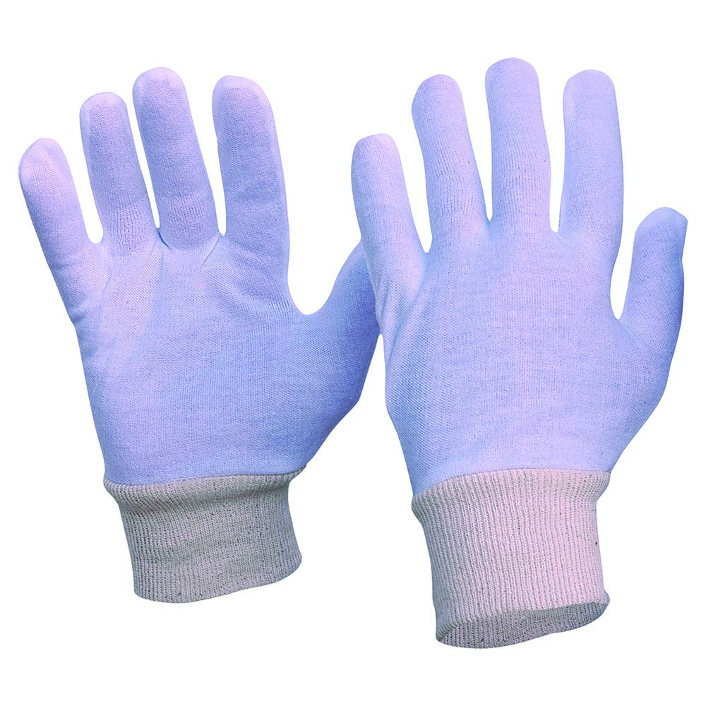Ladies Poly Cotton Knit Wrist Glove Liner - Hands